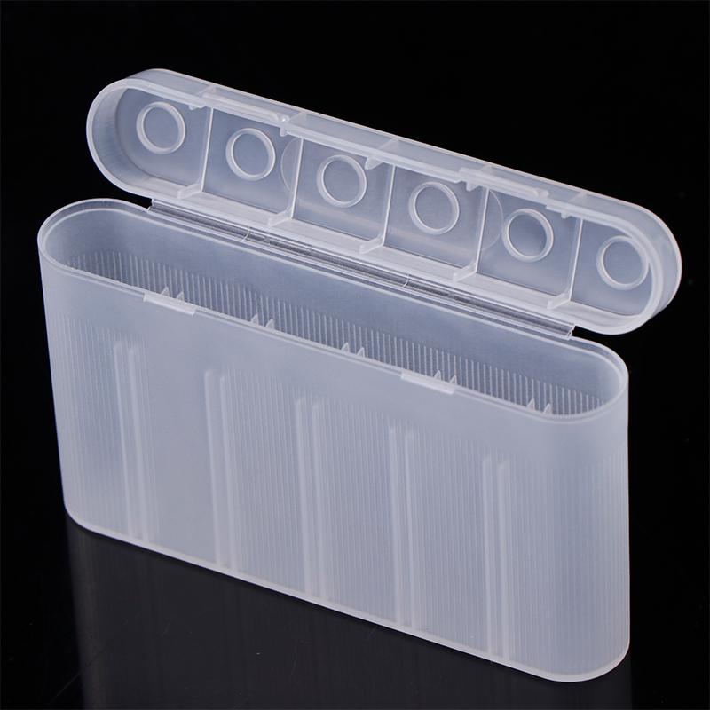 1Pc Diy Accessories 6 Slot Waterproof Storage Box For 18650 Batteries Portable Holder Case Protectors Organiser