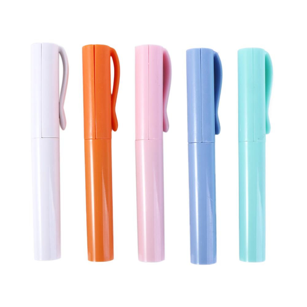 School Student Pen Shape Scissor Handcraft Scissor Handwork Art Tools Safe Folding Scissor