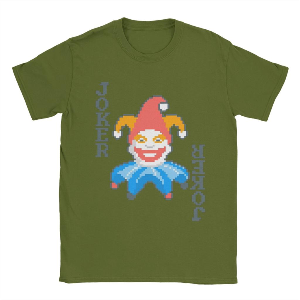 Balatro Game Card Joker Jimbo T-Shirts Men Clown Leisure Cotton Tees Round Neck Short Sleeve T Shirts Plus Size Clothing
