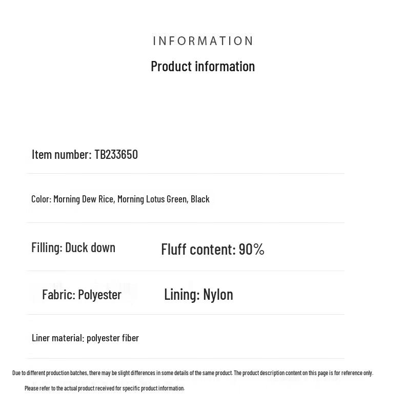 Tamboer Women's Fashion Hooded Mid-Length Down Jacket