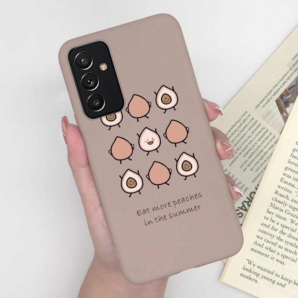 For Samsung A82 Phone Case Butterfly Lavender Matte Cover For Samsung Galaxy A82 A 82 Funda Soft Silicone Shockproof Bumper Capa