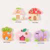 Resin DIY Jewelry Accessories: Fairy Tale Cottage Cream Glue Phone Case, Magnet, Keychain.