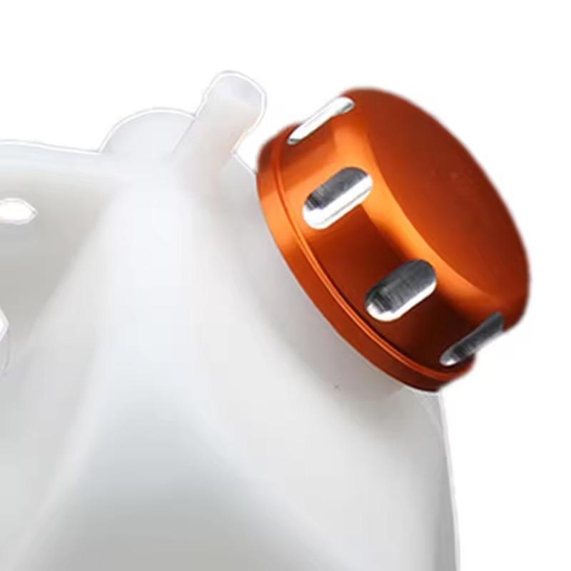ATV UTV Motorcycle Accessory Coolant Reservoir Tank with Lid For Kawasaki KLX250 1994-2007 Radiator Water Bottle Motocross Parts