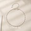 Cui Yan S925 Sterling Silver Korean INS Small Square Bracelet for Women - High-End Best Friend Jewelry