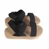 New EVA Roman Mid-Heel Women's Comfortable Sandals, Round Toe, Plus Size, Fashionable Outdoor Beach Wear.