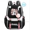 Zaino Danganronpa Anime Mochila Cartella Scolastica Studente Porta USB Borse da Viaggio Laptop Messenger Bag Grande Casual Regalo