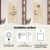 Chinese Style Bamboo Curtain Roller Lotus Flower Study Zen Tea Room Hanging Painting Background Decor Rolling Curtain Mural