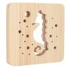 Holz 3D LED Licht Hohl Seepferdchen Muster USB Stromversorgung 2W Kiefernholz Tier Nachtlampe für Offi