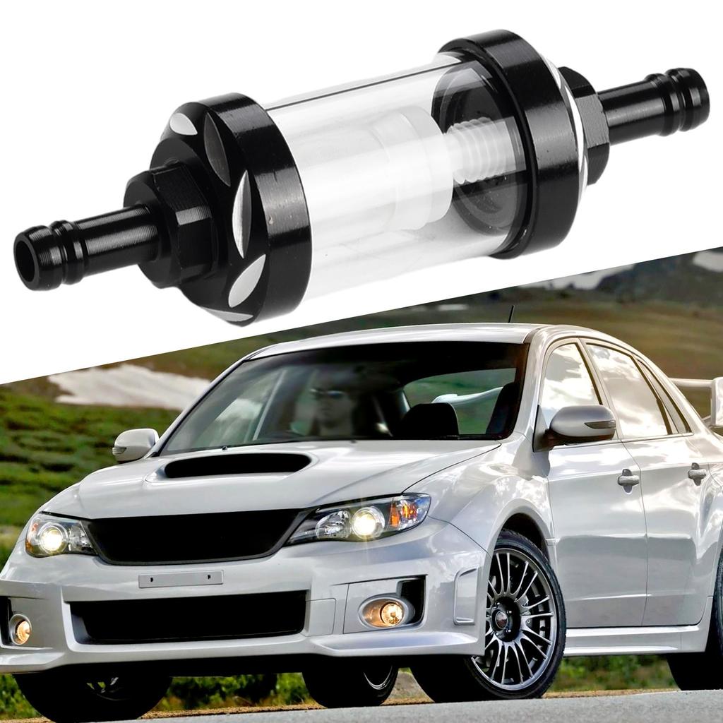 Accessori Filtro Carburante Cromo E Vetro Inline Benzina