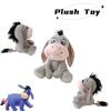 Cute Grey Plush Donkey Toy For Kids Soft And Cuddly Stuffed Animal Doll, Perfect Gift For Children