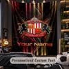 TapestrySunderland FC Custom Name Text Personalized Wall Hanging Tapestry Home Wall Decor