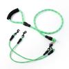 Multi-dog double leash (1.5m) (black green)