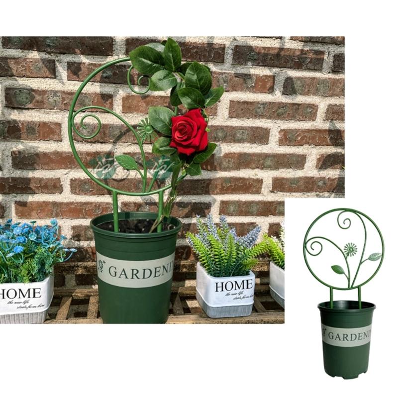 5Pcs Indoor Climbing Plant Trellis Small Trellis for Potted Plant Outdoor Plastic Garden Trellis Plant Support Trellis