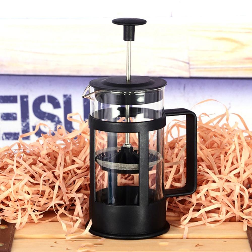 350ml 600ml 800ml Borosilikatglas Verdickter Brühkessel French Press Teebereiter Kaffeekanne