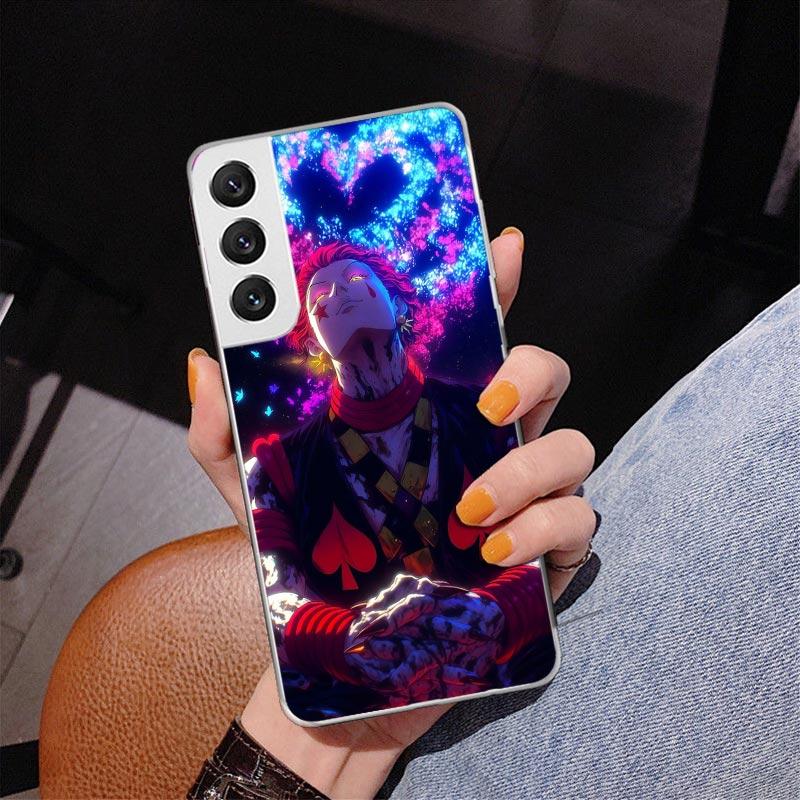 Huner X-Hunters Hisoka Phnoe Case for Samsung Galaxy S26 S25 Edge S23 S24 Ultra S22 Plus S21 S20 FE Unique Cover Soft Coque Gala