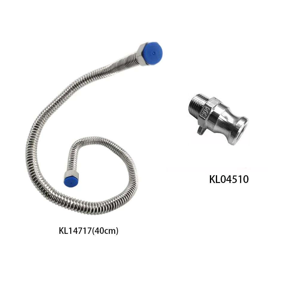 kegland 40/80cm Stainless Flexi Arm Kits 1/2inch Type F Camlock Beer Keg Accessories Homebrew Bar Tools