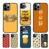 Beer Mug Beer Bubbles Mobile Phone Cases Cover For iPhone 17 Air 16 15 14 12 13 11 Pro MAX Apple Plus SE2020 Coque