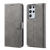Vintage Leather Flip Wallet Phone Case for Samsung Galaxy S21 Ultra Magnetic Clasp Card Holder Cash Pocket Kickstand Slim Business Cover