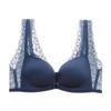 Women's Seamless Push-Up Lace Backless Bra - Wirefree, Anti-Sagging, Side Support, Plus Size