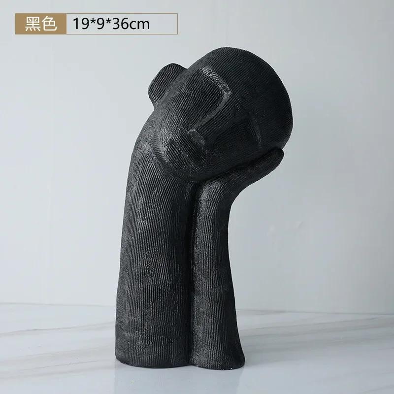 

Украшения из смолы Фигурки спящих с кривыми головами Украшения Скульптура персонажа Домашний декор Изделия ручной работы Мебель Декоративные фигурки