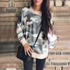 Premium Camouflage Woman Fashion Jumper Pullover Casual Tops Blouse Tee T-shirt