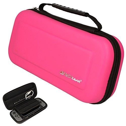 Coque - TECHGEAR - HRDCase-01 - Protection - Rose - Compatible Nintendo Switch