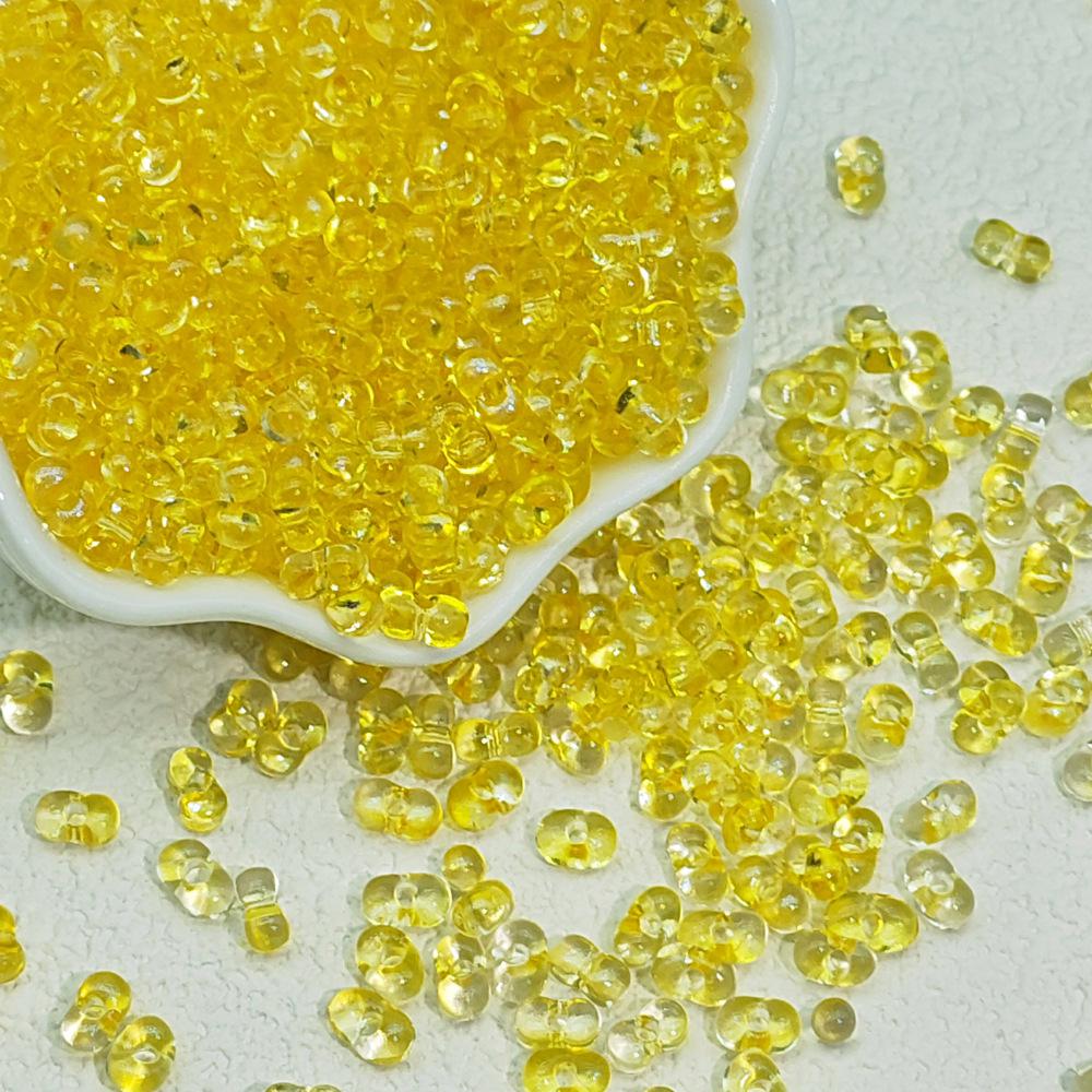 3x6mm Peanut Glass Rice Beads for DIY Jewelry Making: Loose Beads for Bracelets and Necklaces.