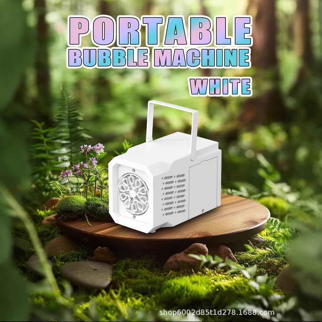 Stage Bubble Machine 1PCS Lighting Mini Convenient Multi Hole Automatic Out Bubble Wedding Performance Party