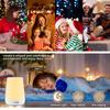 Desktop White Noise Machine Baby Sleep Sound Machine Colorful Night Lights 28 Soothing Sounds 30minCelsius60minCelsius90min Timer Built-in Battery wit