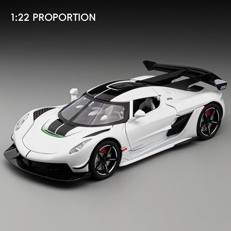 1:24 KNSG Jesko Absolut ONE 1 Gemera GT Supercar Alloy Metal Diecast Model Car Boy’s High Simulation Miniatures Holiday Present