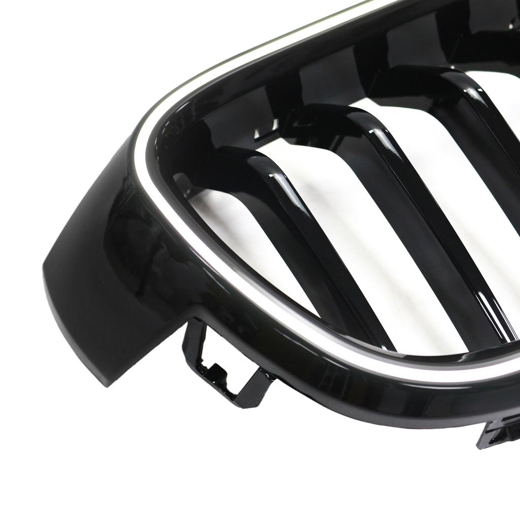 Glänzende Schwarze Frontniere Grill Passend für BMW 3er F30 F31 F35 2012-2019