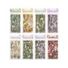 Waterproof Transparent Floral Stickers - Creative DIY Decorative Plant Stickers for Students