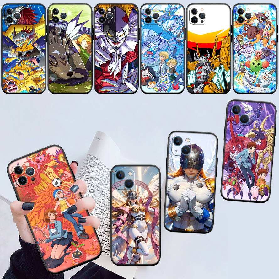 D-Digimons Phone Case for Redmi Note 12 12S 12C 13 13C 13R 14 14S 14R 14C 11A 13X A3 A3X A4 A5 Pro Max Plus