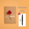 3D Dried Flower Handwritten Greeting Card for Teacher's Day, Love Letters, or Birthday – Perfect for Couples