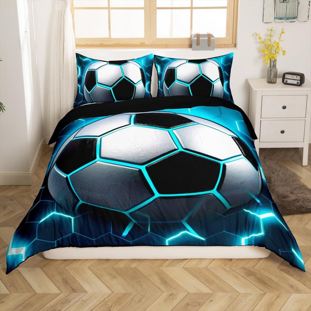 Spotted Pattern Down Comforter Set Bedding Set 3-piece Duvet Cover Set