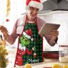 Christmas Aprons For Adults Thickened Apron Holiday Xmas Kitchen Apron Apron For Family Party Holiday