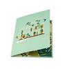 Elegant 3D Foldable Flower House Card Personalized Foldable Glass HouseCard Lovely Floral Greeting for Friend and Family