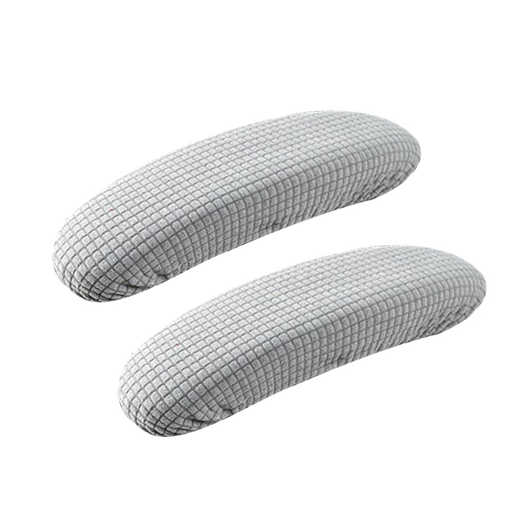 Pack of 2 Armrest Protectors with Elastic Band for Secure Installation on Various Office Chairs Providing
