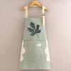 COFLYEE Plaid Cotton Linen Kitchen Apron