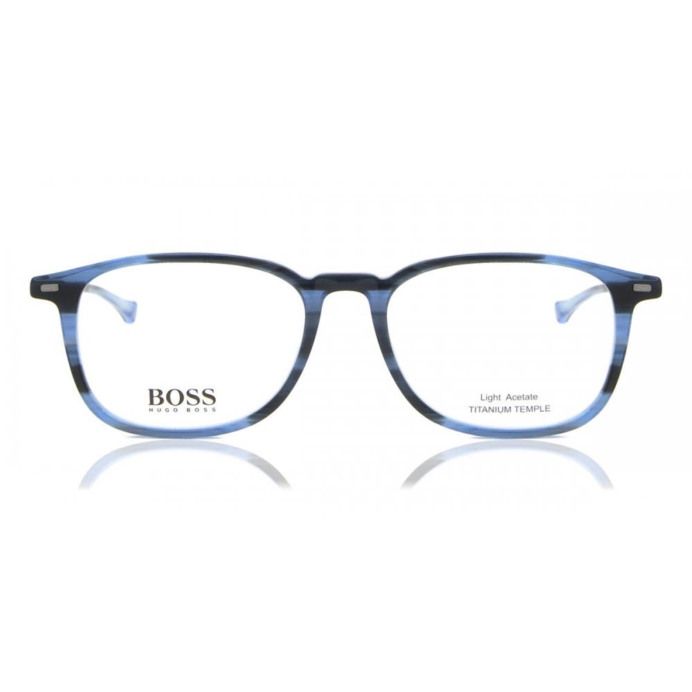 Boss 1095 38i Men Eyeglasses Blue Horn/53-18-145