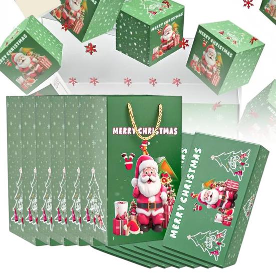 Christmas Surprise Gift Box Pop-Up Explosion Money Box for Cash Jewelry DIY Holiday Birthday Anniversary Party Present