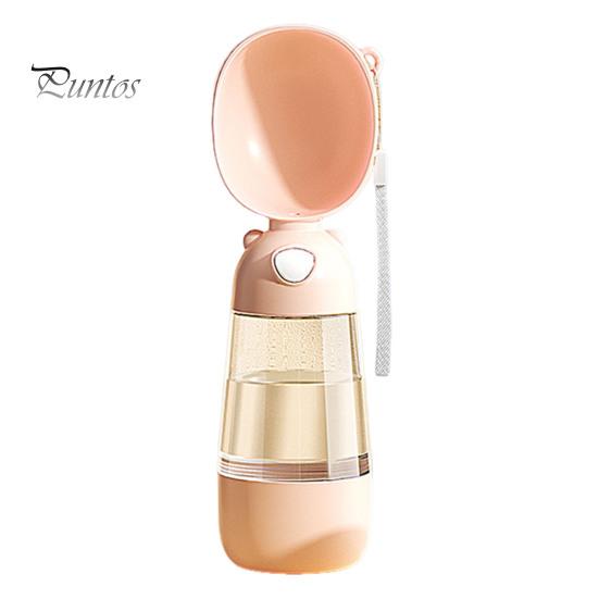 

400 мл портативная бутылка для воды для собак миска для путешествий с контейнером для еды 200 мл герметичный диспенсер для воды для щенков для летних прогулок на свежем воздухе походов оранжевый