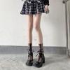 Women's Summer Thin Tie Bow Lace Glass Mesh Medium Tube Stack Socks