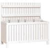 VidaXL Boîte de rangement de jardin Blanc 115x49x60 cm Bois de pin 823837