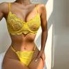 Trendy 2025 European & American Style Girly Lingerie Set Available