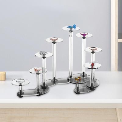 Acrylic Display Stand, Holder Holder, Multi Layer Decorative Showcase Tool Round
