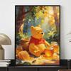 Disney Winnie the Pooh honey oil painting handmade painting art kit mosaic diy home decoration gift