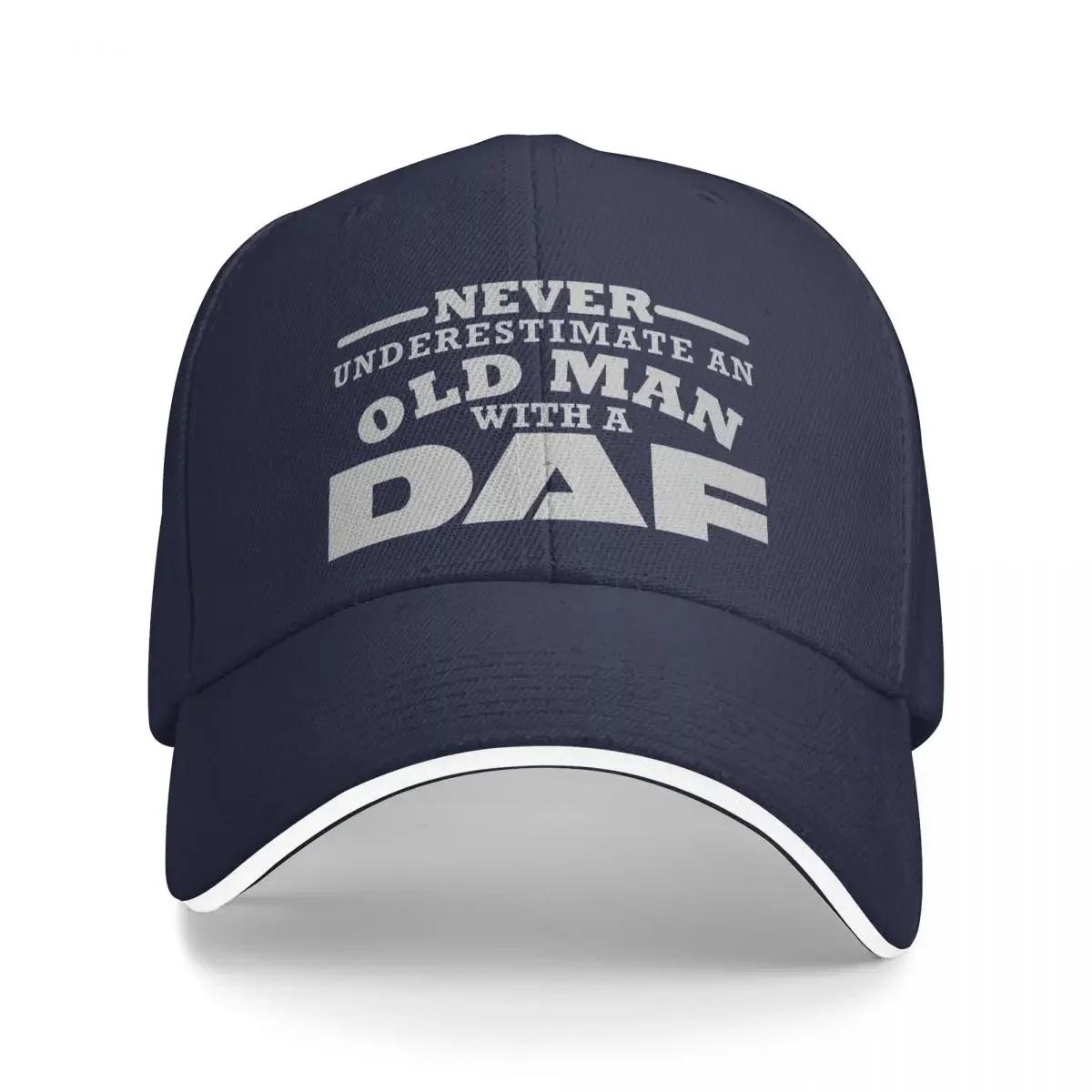 

DAF Футболка Ніколи не недооцінюй старого Унісекс зі срібляним логотипом День Кепка для бейсболу Риболовля Ретро Унісекс Балаклава для кемпінгу Настроювана Adjustable