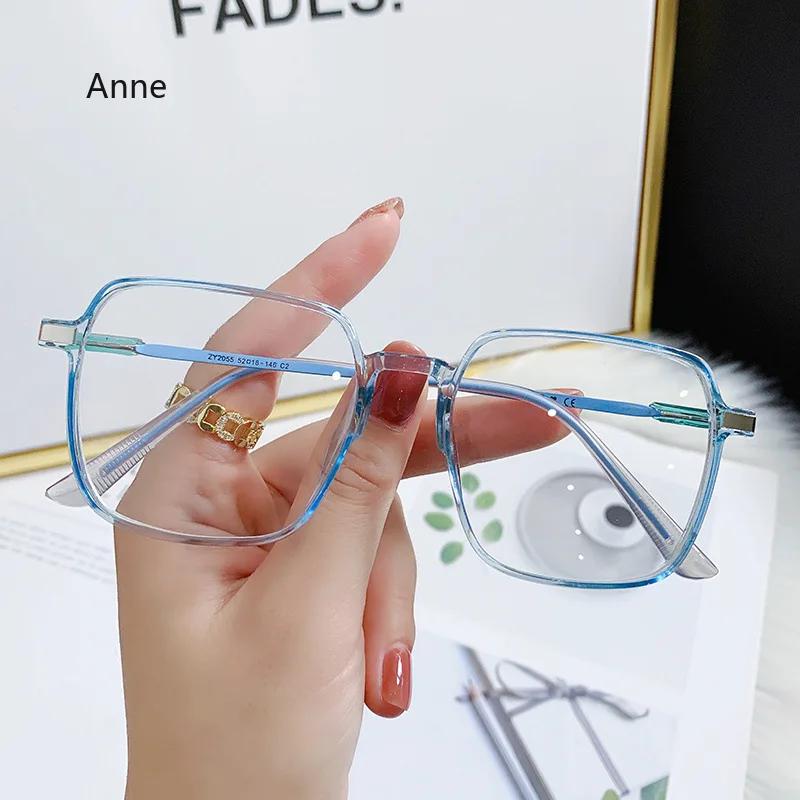 Unisex Fashion Myopia Glasses Anti Blue Light Nearsighted minus Eyeglasses 0-1-1.5-2 To-6 for Men And Women Shortsighted Eyewear