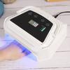 72W Nail Gel Curing Light Rechargeable LED Digital Display Nail Polish Nail Gel Drying LightAU Plug